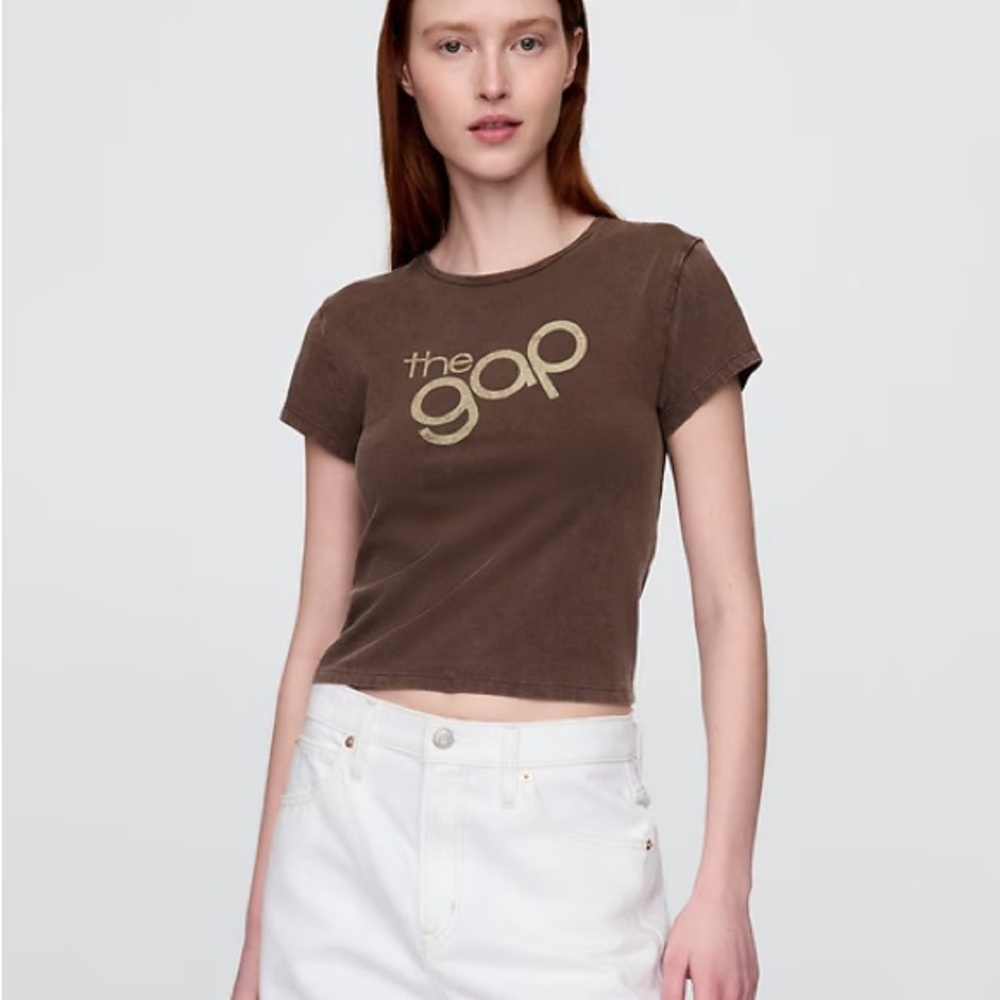 GAP Cotton Jersey Logo Baby Tee